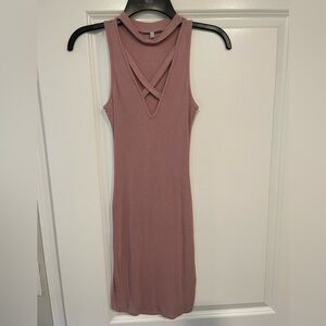 Charlotte Russe Mauve Sleeveless Mini Dress